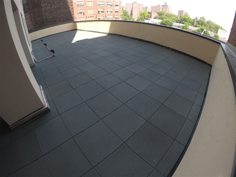 Rooftop Patio Area Using Pigmented Grey